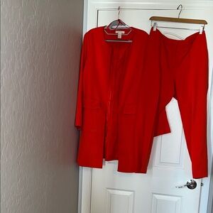 H&M Red Women's Pants & Jumpsuit Set